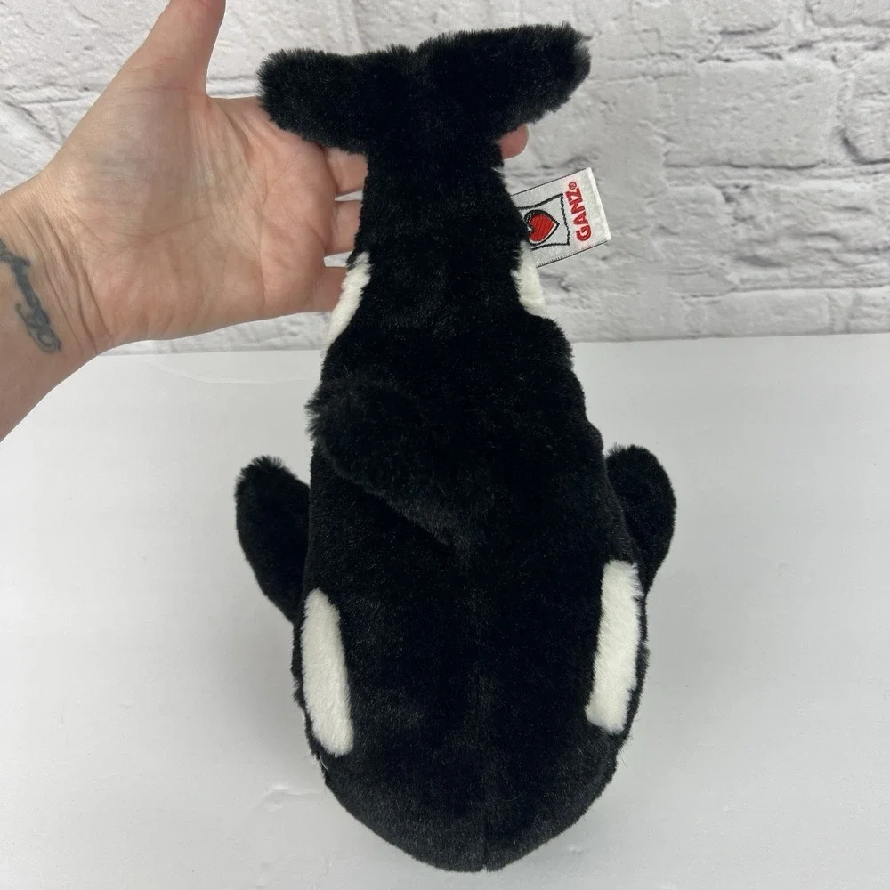 Ganz Webkinz Orca Killer Whale HM221 Plush Stuffed‎ Animal Toy Lovey 10